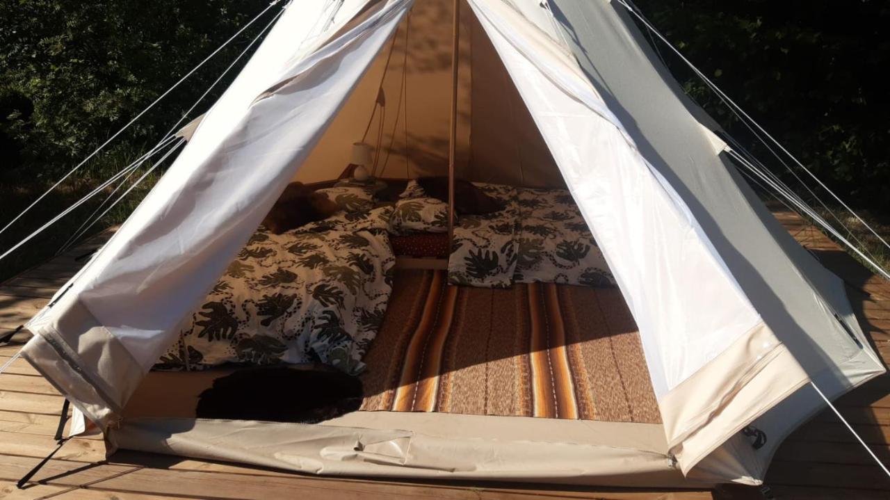 Glamping Fluffy Horns - Glempings Pukainie Ragi Hotel Plieņciems Exterior foto