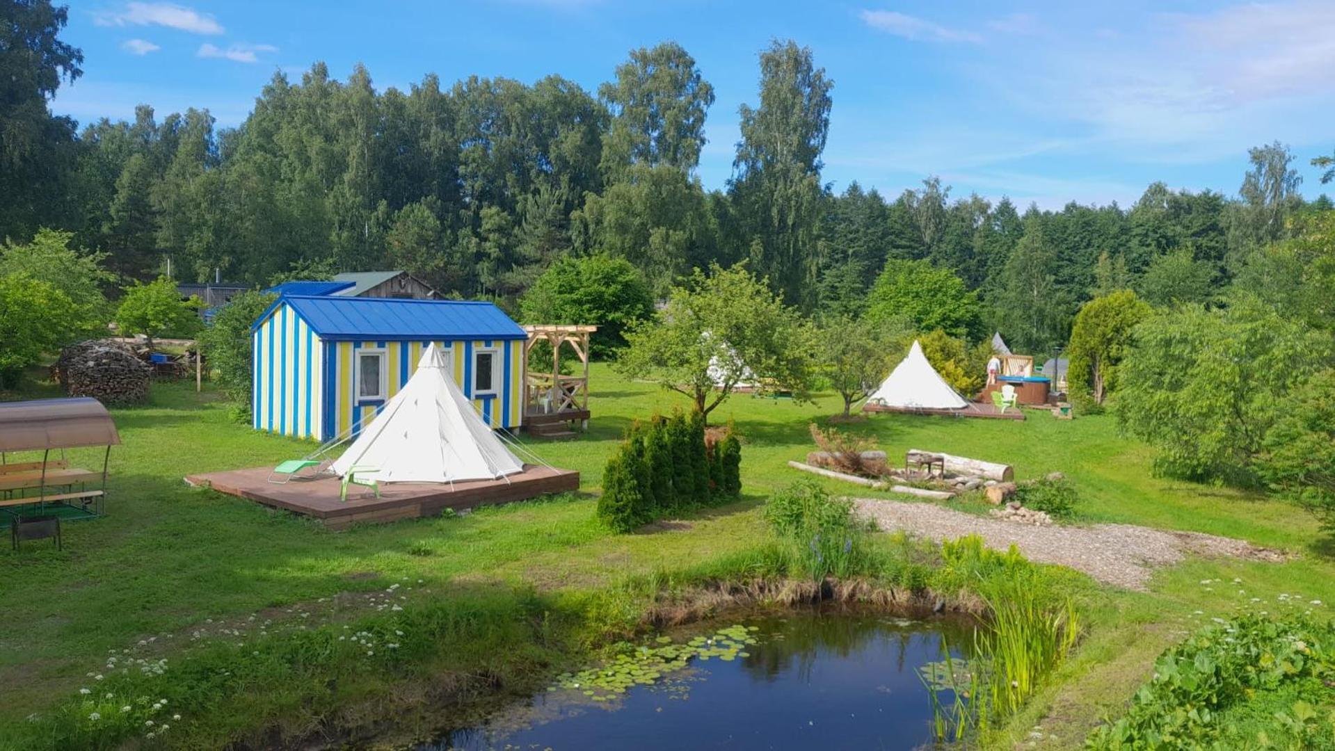 Glamping Fluffy Horns - Glempings Pukainie Ragi Hotel Plieņciems Exterior foto