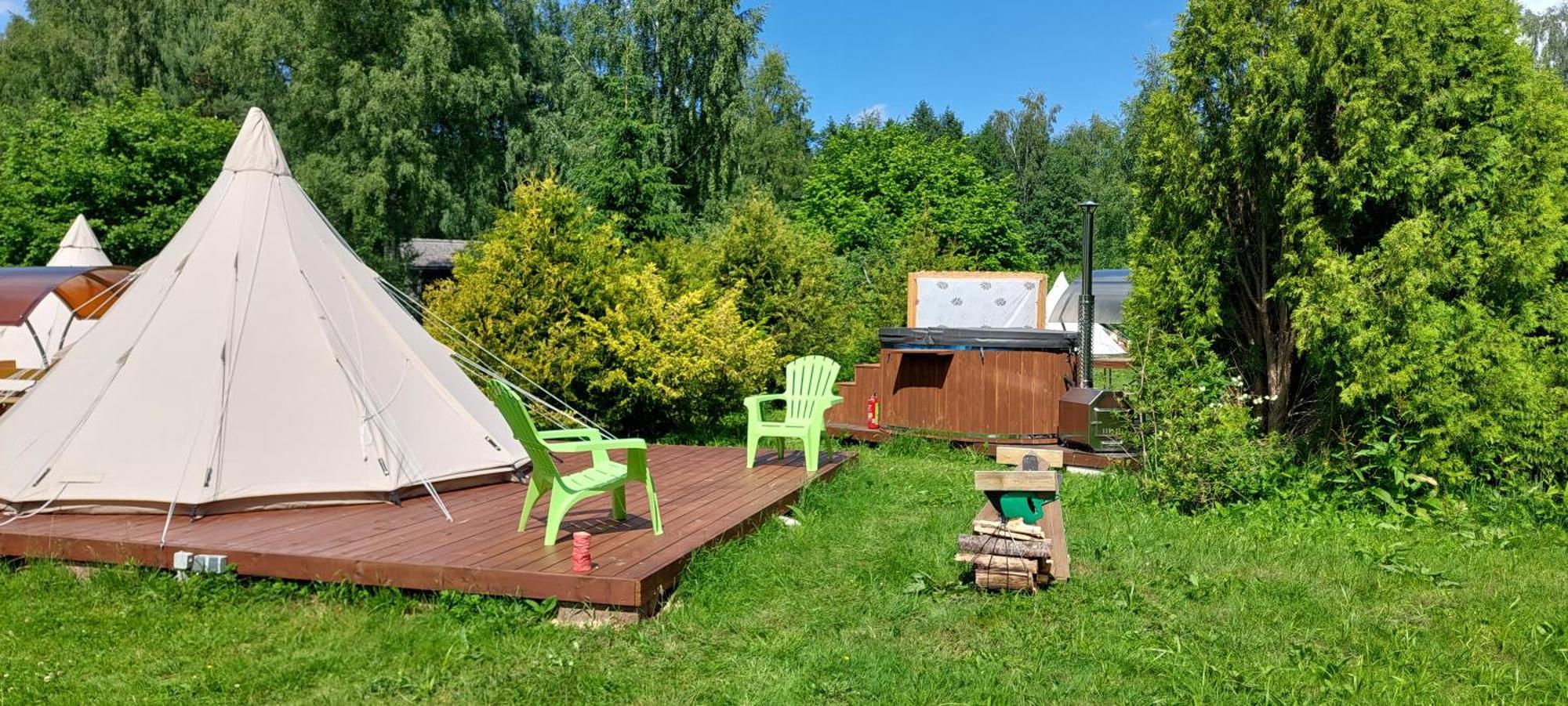 Glamping Fluffy Horns - Glempings Pukainie Ragi Hotel Plieņciems Exterior foto